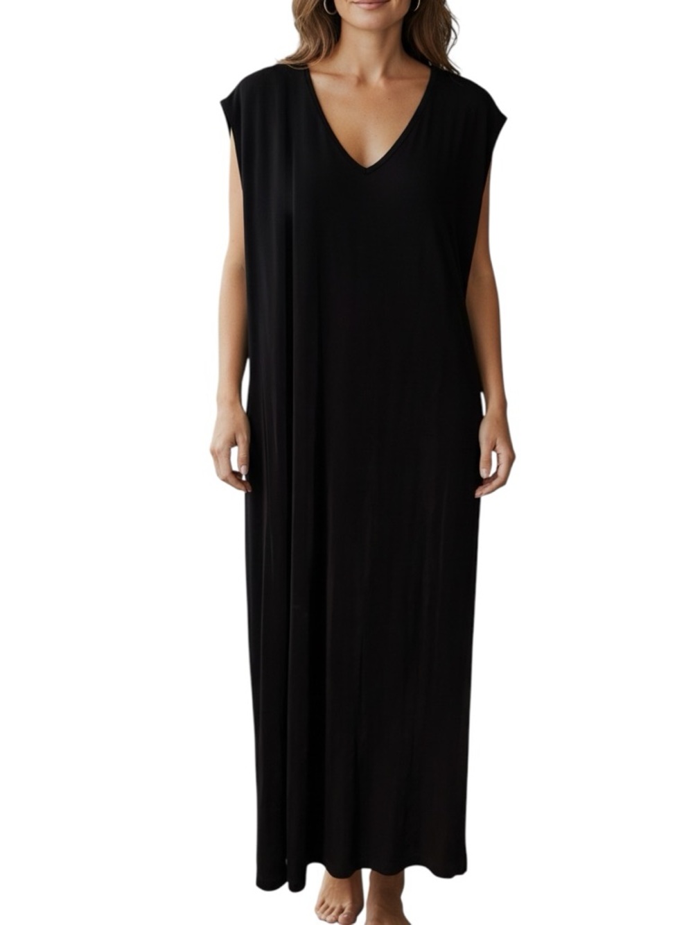 Chico’s Travelers maxi dress brown